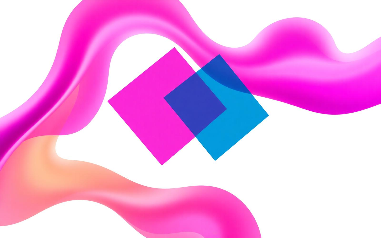 Formes créatives colorées symbolisant l'agence Creative Cocktail
